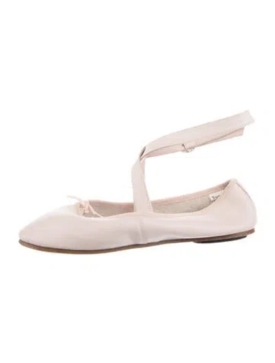 Pre-owned Repetto Leather Ballet Flats In Pink