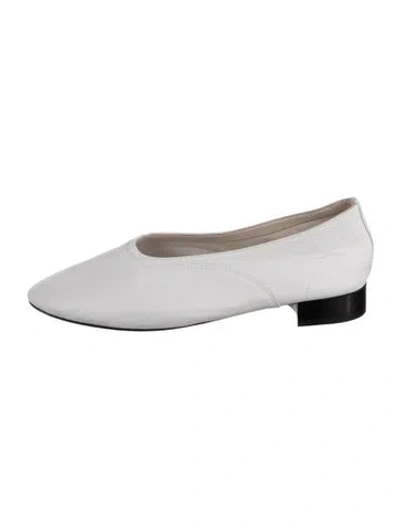 Pre-owned Repetto Leather Ballet Flats In White
