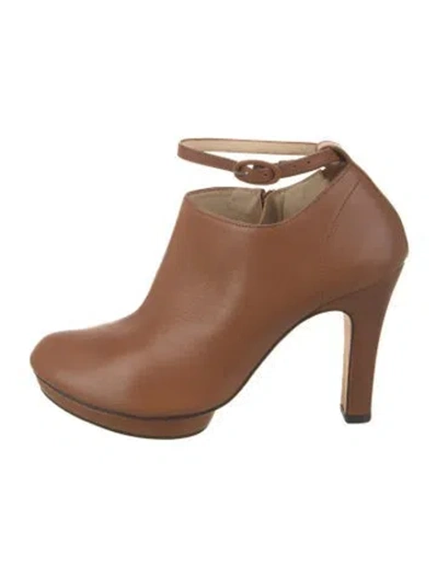 Pre-owned Repetto Leather Boots In Brown