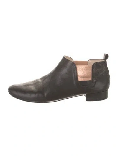 Pre-owned Repetto Leather Chelsea Boots In Black