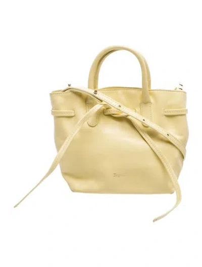 Pre-owned Repetto Leather Crossbody Bag In Yellow
