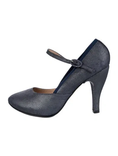 Pre-owned Repetto Leather D'orsay Pumps In Blue