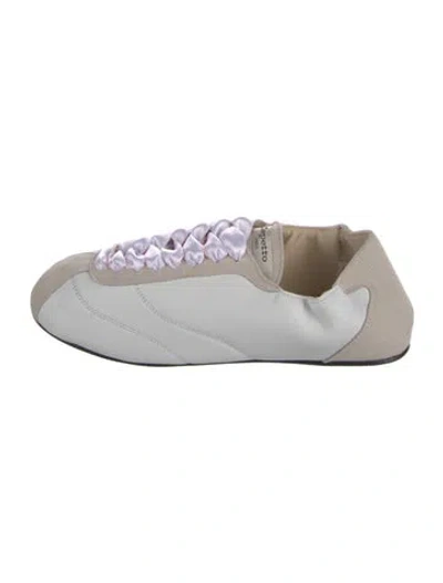 Pre-owned Repetto Leather Flats In White