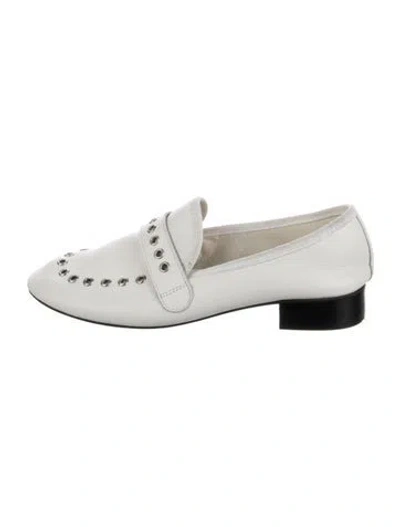 Pre-owned Repetto Leather Loafers In White
