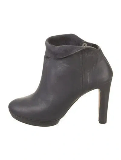 Pre-owned Repetto Leather Mules In Gray