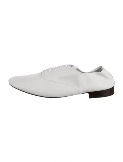 Pre-owned Repetto Leather Oxfords In White