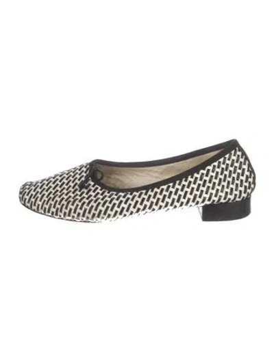 Pre-owned Repetto Leather Printed Ballet Flats In Multi