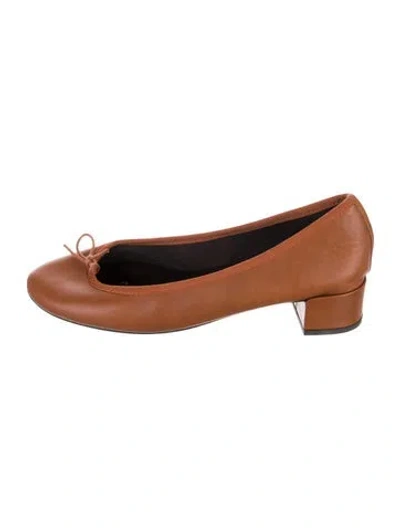 Pre-owned Repetto Leather Pumps In Brown