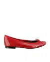 Repetto Junon Pointy Toe Ballerinas In Red