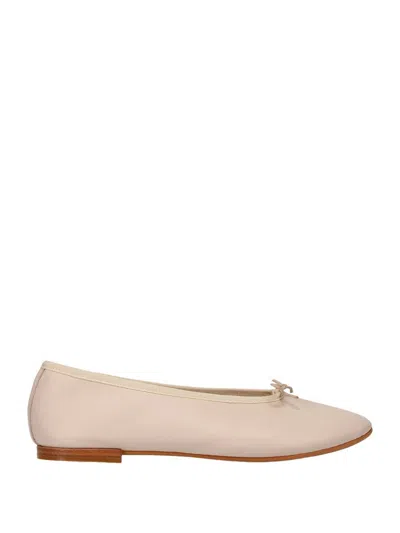 Repetto Lilouh Suede Ballerinas In Nude & Neutrals