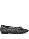 Repetto Black Lilouh Almond-toe Ballerina Flats In Schwarz