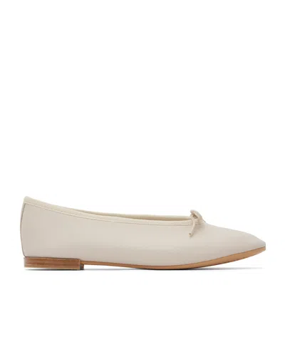 Repetto Beige Lilouh Almond-toe Ballerina Flats In Neutral