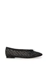 Repetto Black Lilouh Almond-toe Ballerina Flats In Black
