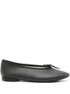 Repetto Lilouh Leather Ballerina Shoes In 410 Noir