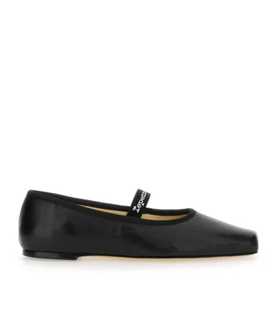 Repetto Lisbeth Logo-strap Ballet Flats In Black