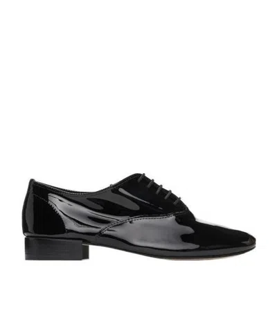 Repetto Logo Oxford Shoes In Black