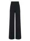 Repetto Logo Waistband Performance Trousers In Black