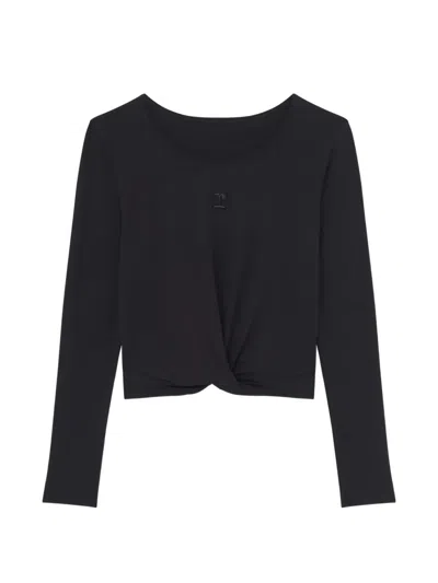 Repetto Long-sleeve Top In Black