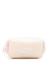 Repetto Mesh Makeup Bag In Pink