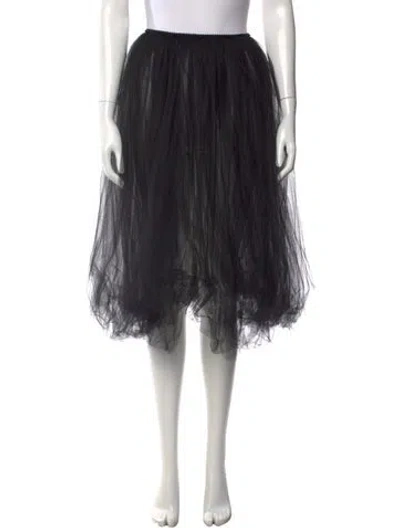 Pre-owned Repetto Midi Length Skirt In Black