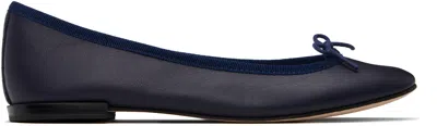 Repetto Navy Cendrillon Ballerina Flats In Classique
