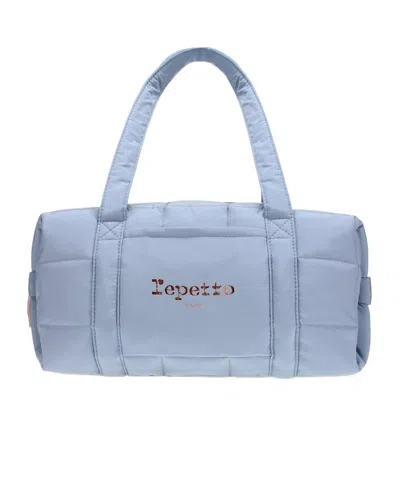 Repetto Medium Nylon Duffle Bag With Logo