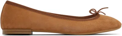 Repetto Orange Cendrillon Ballerina Flats