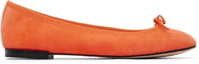 Repetto Orange Cendrillon Ballerina Flats