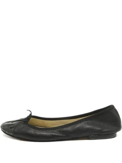 Pre-owned Repetto Patent Leather Bow Ballet Flats