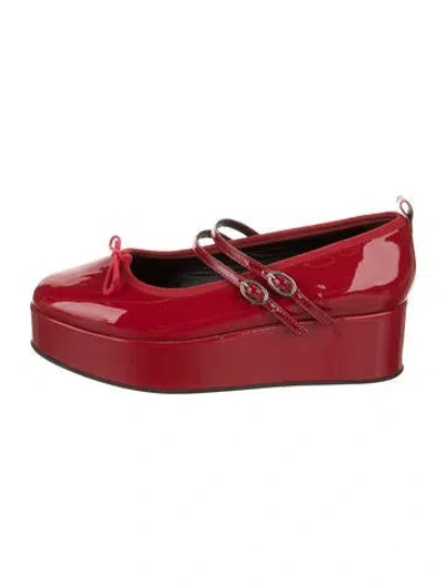 Pre-owned Repetto Patent Leather Pumps In Red