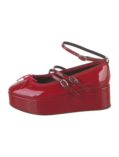 Pre-owned Repetto Patent Leather Pumps In Red