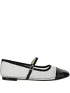 Repetto Patent-toecap Ballet Flats In Black