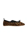Repetto Brown Gianna Ballerina Flats In Black