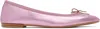 Repetto Pink Cendrillon Rubber Sole Ballerina Flats In 1300 Rose