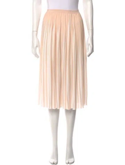 Pre-owned Repetto Pleated Accents Knee-length Skirt In Neutrals
