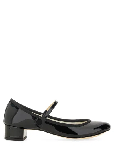 Repetto Pump Mary Jane Rose In Black