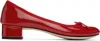 Repetto Red Camille Ballet Heels In 550 Flamme