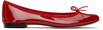 REPETTO RED CENDRILLON BALLERINA FLATS