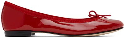 REPETTO RED CENDRILLON BALLERINA FLATS
