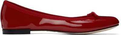 Repetto Red Cendrillon Ballerina Flats In 550 Flamme