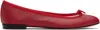Repetto Red Cendrillon Ballerina Flats In Orange