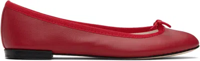Repetto Red Cendrillon Ballerina Flats In Orange