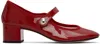Repetto Red Fabienne Mary Jane Heels