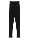Repetto Ribbed Leggings In Black