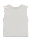Repetto Ribbon-detail Sleeveless Top In Grey