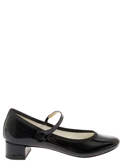 Repetto Mary Jane Heels In Black