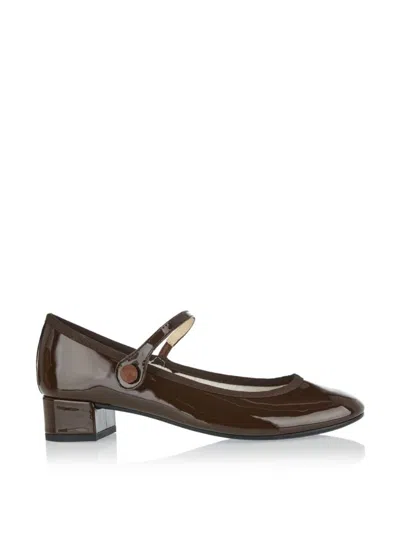 Repetto Rose Mary-jane Pumps In Gray