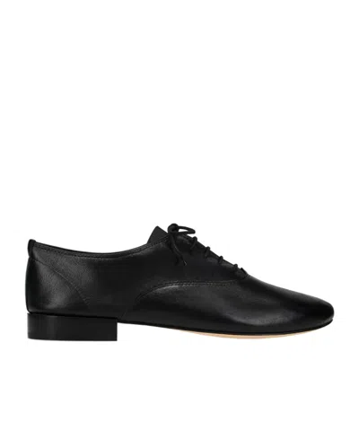 Repetto Round Head Dress Shoes In Black