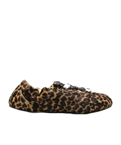 Repetto Round-toe Ballet Flats In Brown