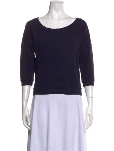 Pre-owned Repetto Scoop Neck Sweater In Blue